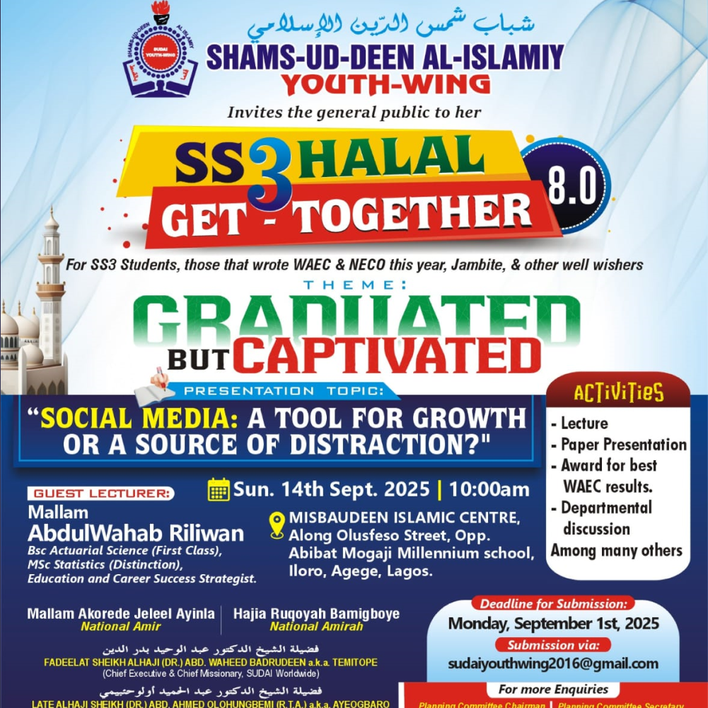 SS3 Halal Get-Together poster